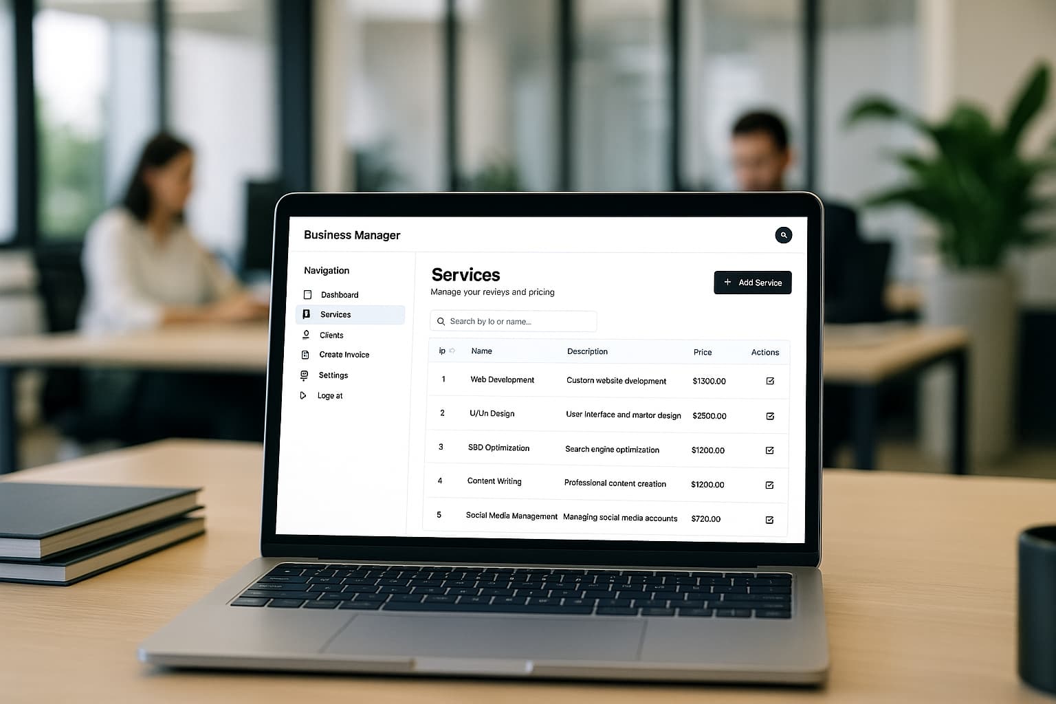 Custom Business Management System